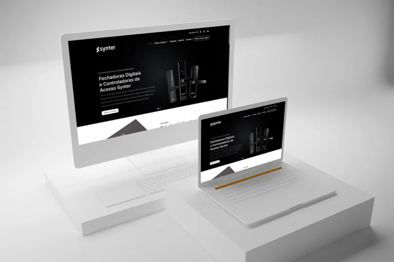 Tendências em web design de site para computador e notebook