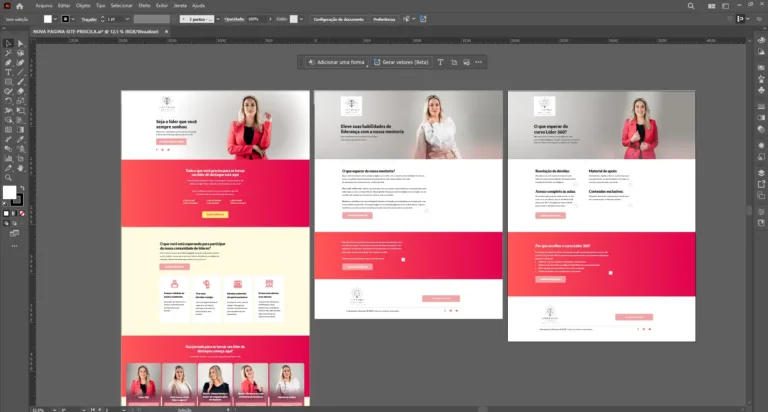 Layout de site